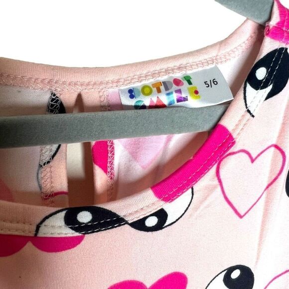 NEW Dot Dot Smile Pink Valentine Ying Yang Flapper Dress 5/6 - Picture 4 of 7